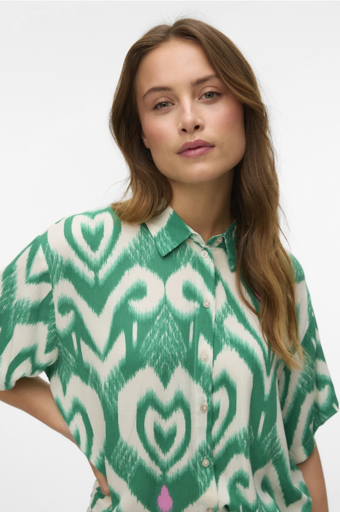 VMMENNY S/S SHIRT WVN GA 10324137 BOSPHORUS